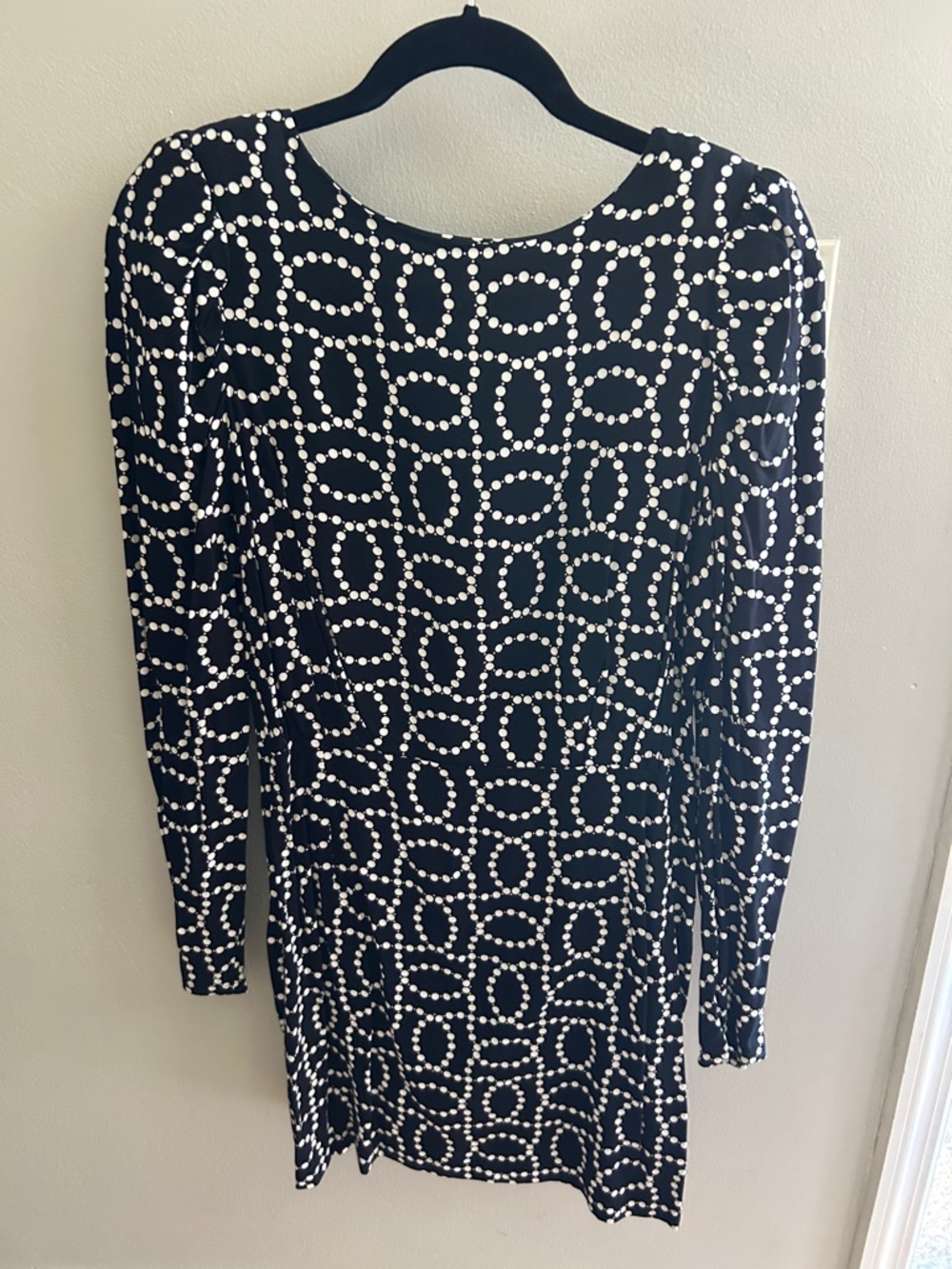 H&M Long-Sleeve Open Back Minidress